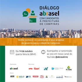 Diálogo com candidatos à Prefeitura de Campinas. Acompanhe!