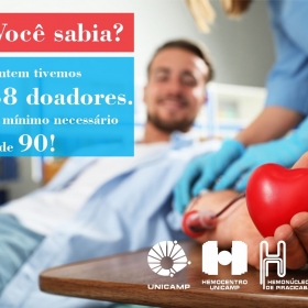 HEMOCENTRO PEDE DOAES DE SANGUE - PARTICIPE!