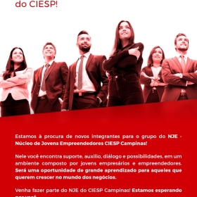 Venha fazer parte do Núcleo de Jovens Empreendedores