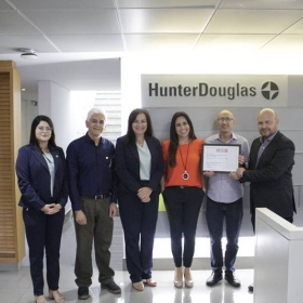 Homenagem ao tempo de fundação: Hunter Douglas completa 54 anos!