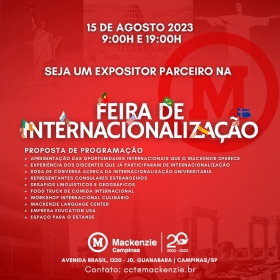 I Feira de Internacionalização Mackenzie Campinas