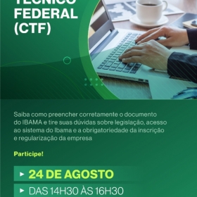 Treinamento Cadastro Técnico Federal CTF/IBAMA