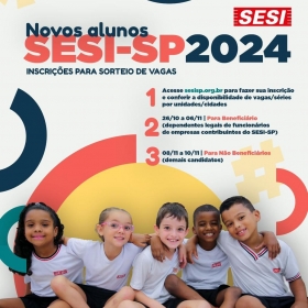 Novos alunos SESI SP 2024
