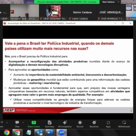 Primeira Reunião do Conselho Diretor do CIESP Campinas aborda clima, legislações e política industrial