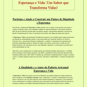 CIESP Campinas apoia a campanha da Padaria Mvel da Associao Esperana e Vida